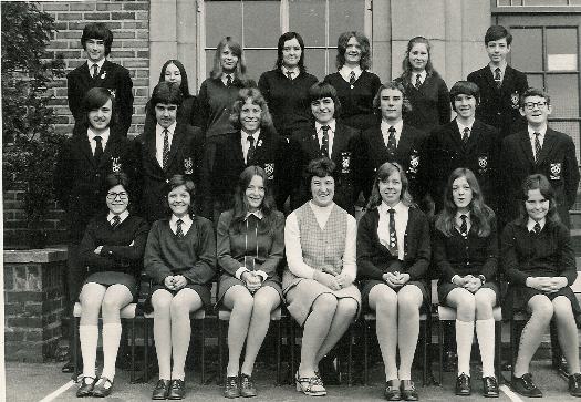 Headlands School, Swindon, Avebury House, Miss Harper's Tutor Group 1971