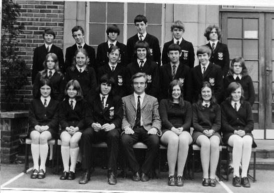 Headlands School, Swindon, Barbury House, Mr Burgess' Tutor Group 1971