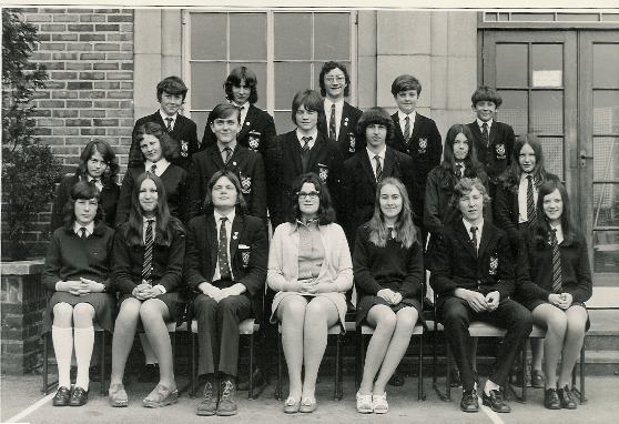 Headlands School, Swindon, Kennet House, Miss Cartwright's Tutor Group 1971