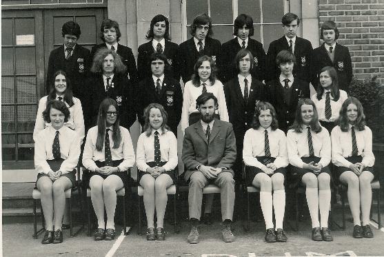 Headlands School, Swindon, Avebury House, Mr Budd's Tutor Group 1971