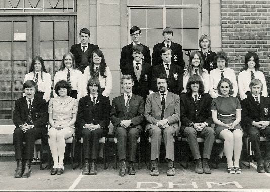 Headlands School, Swindon, Avebury House, Mr Judson & Mr Hawkes' Tutor Group 1971