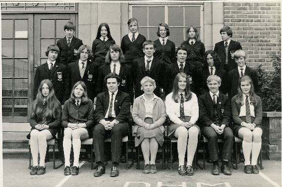 Headlands School, Swindon, Kennet House, Miss Whereat's Tutor Group 1971